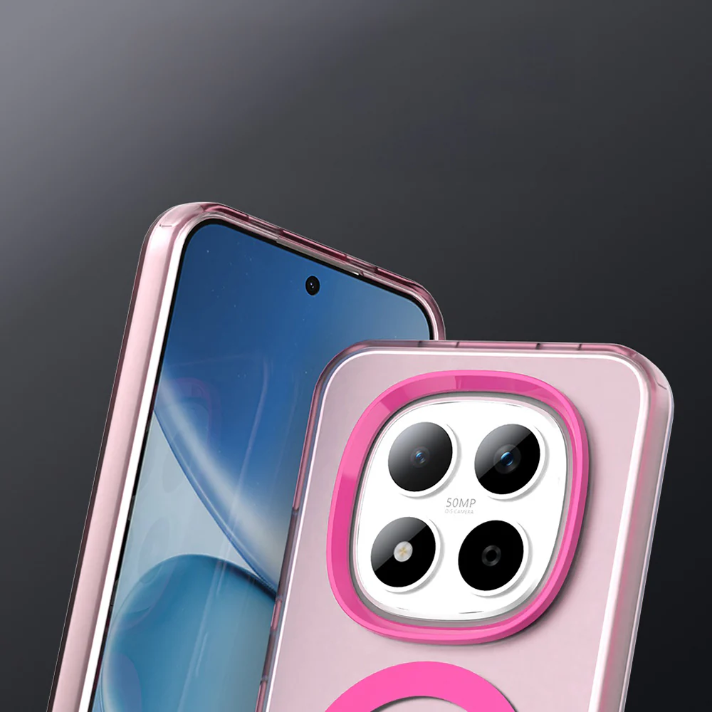Handyhülle für Xiaomi Redmi Note 15 Pro 5G, Techsuit CandyCase MagSafe, Rosa - Image 3
