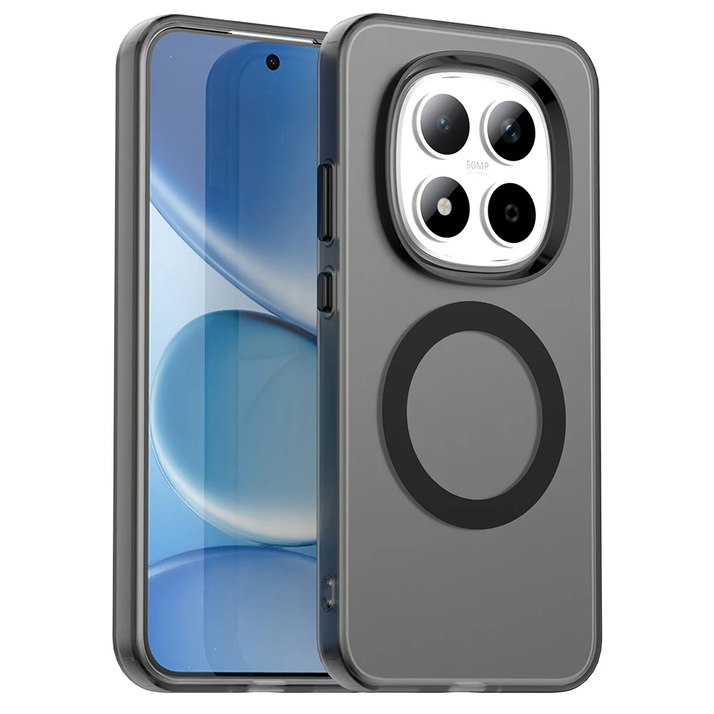 Handyhülle für Xiaomi Redmi Note 15 Pro 5G, Techsuit CandyCase MagSafe, Schwarz