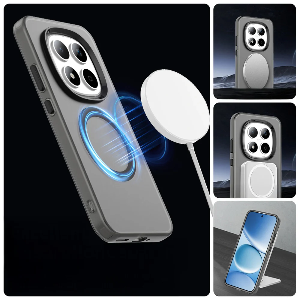Handyhülle für Xiaomi Redmi Note 15 Pro 5G, Techsuit CandyCase MagSafe, Schwarz - Image 7