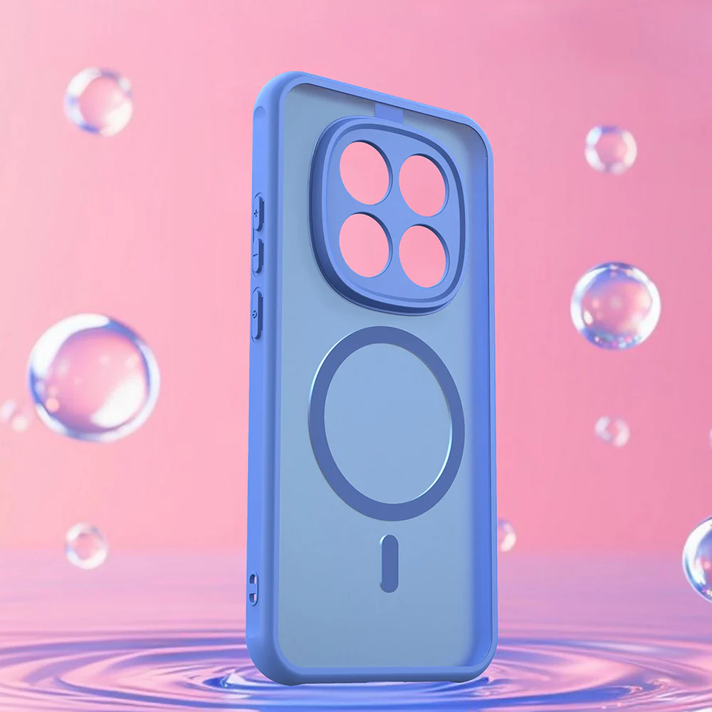 Handyhülle für Xiaomi Redmi Note 15 Pro 5G, Techsuit HaloFrost II MagSafe, Hellblau - Image 3