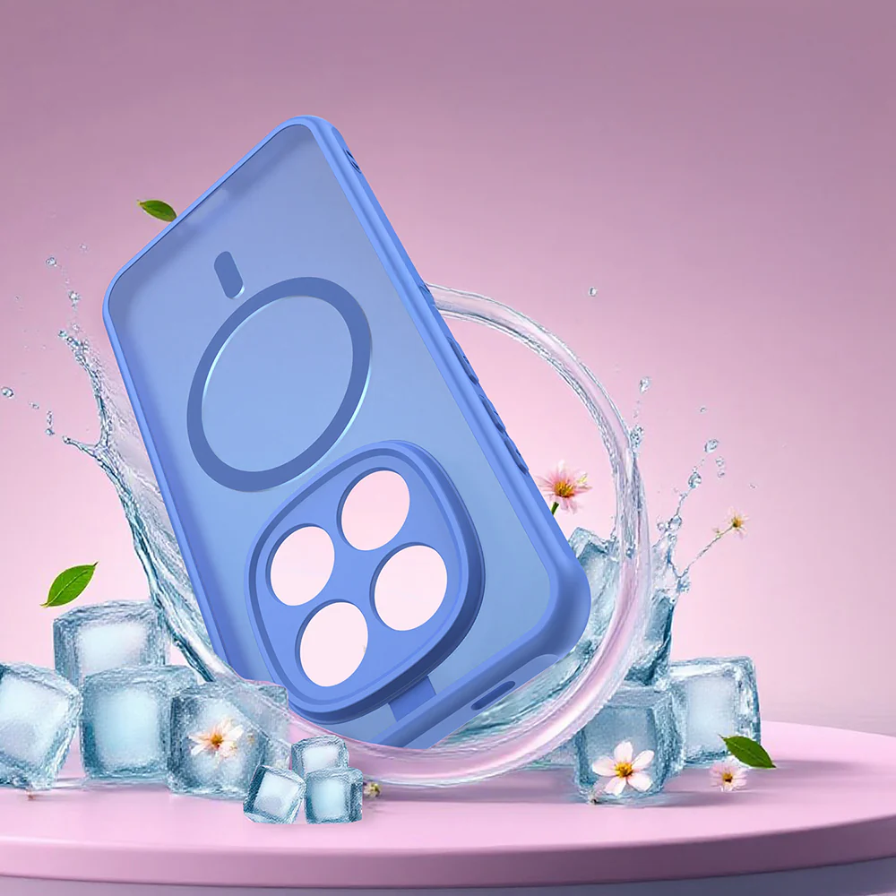 Handyhülle für Xiaomi Redmi Note 15 Pro 5G, Techsuit HaloFrost II MagSafe, Hellblau - Image 5