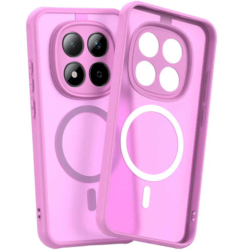 Handyhülle für Xiaomi Redmi Note 15 Pro 5G, Techsuit HaloFrost II MagSafe, Rosa - Image 2