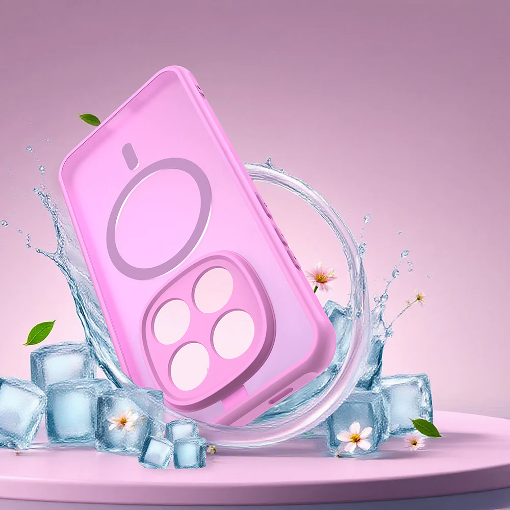Handyhülle für Xiaomi Redmi Note 15 Pro 5G, Techsuit HaloFrost II MagSafe, Rosa - Image 4