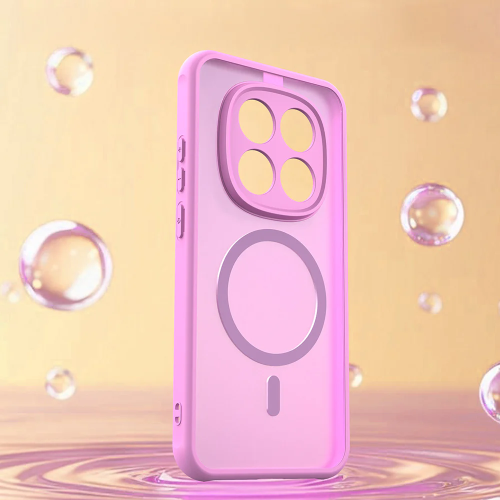 Handyhülle für Xiaomi Redmi Note 15 Pro 5G, Techsuit HaloFrost II MagSafe, Rosa - Image 5
