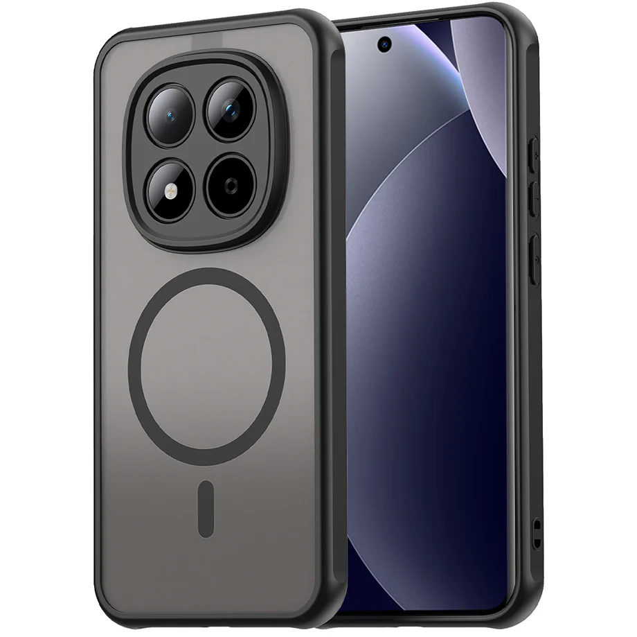 Handyhülle für Xiaomi Redmi Note 15 Pro 5G, Techsuit HaloFrost II MagSafe, Schwarz