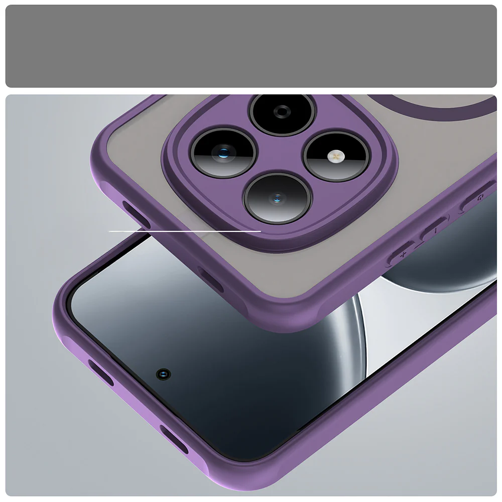 Handyhülle für Xiaomi Redmi Note 15 Pro 5G, Techsuit HaloFrost II MagSafe, Violett - Image 6