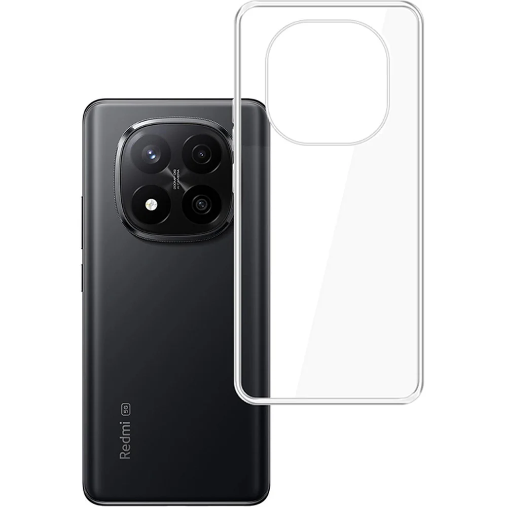 Handyhülle für Xiaomi Redmi Note 15 Pro Plus 5G, 3mk Clear Case, Transparent