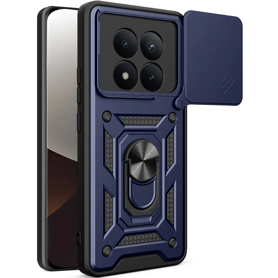Handyhülle für Xiaomi Redmi Note 15 Pro Plus 5G / POCO M8 Pro 5G, Techsuit CamShield Series, Dunkelblau