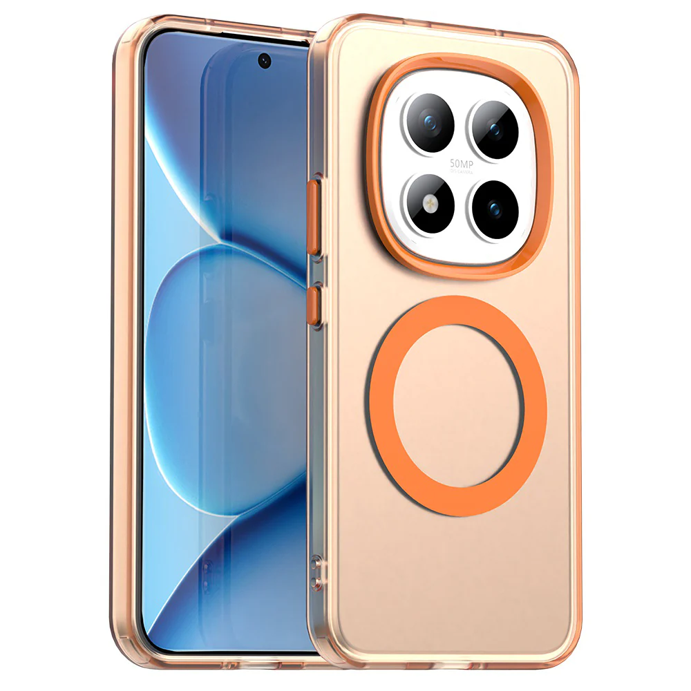Handyhülle für Xiaomi Redmi Note 15 Pro Plus 5G / POCO M8 Pro 5G, Techsuit CandyCase MagSafe, Orange
