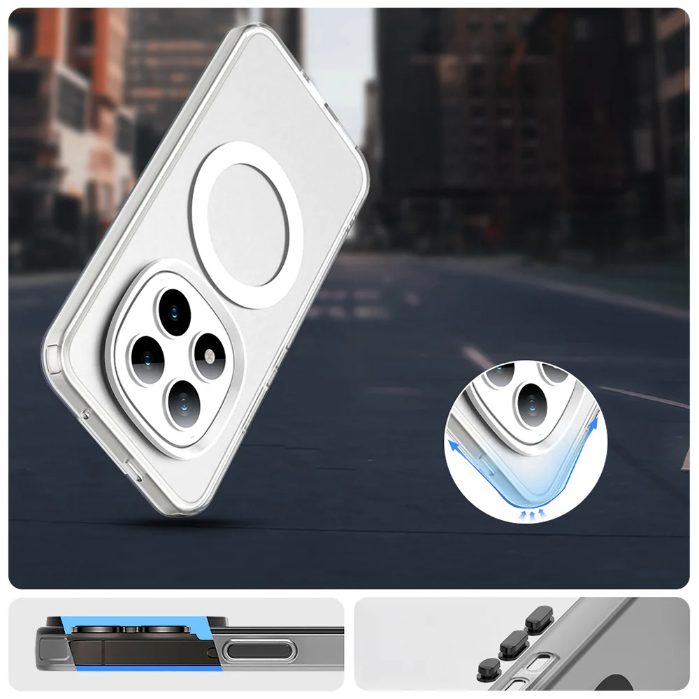 Handyhülle für Xiaomi Redmi Note 15 Pro Plus 5G / POCO M8 Pro 5G, Techsuit CandyCase MagSafe, Weiß - Image 2