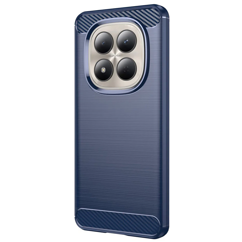 Handyhülle für Xiaomi Redmi Note 15 Pro Plus 5G / POCO M8 Pro 5G, Techsuit Carbon Silicone, Dunkelblau - Image 2
