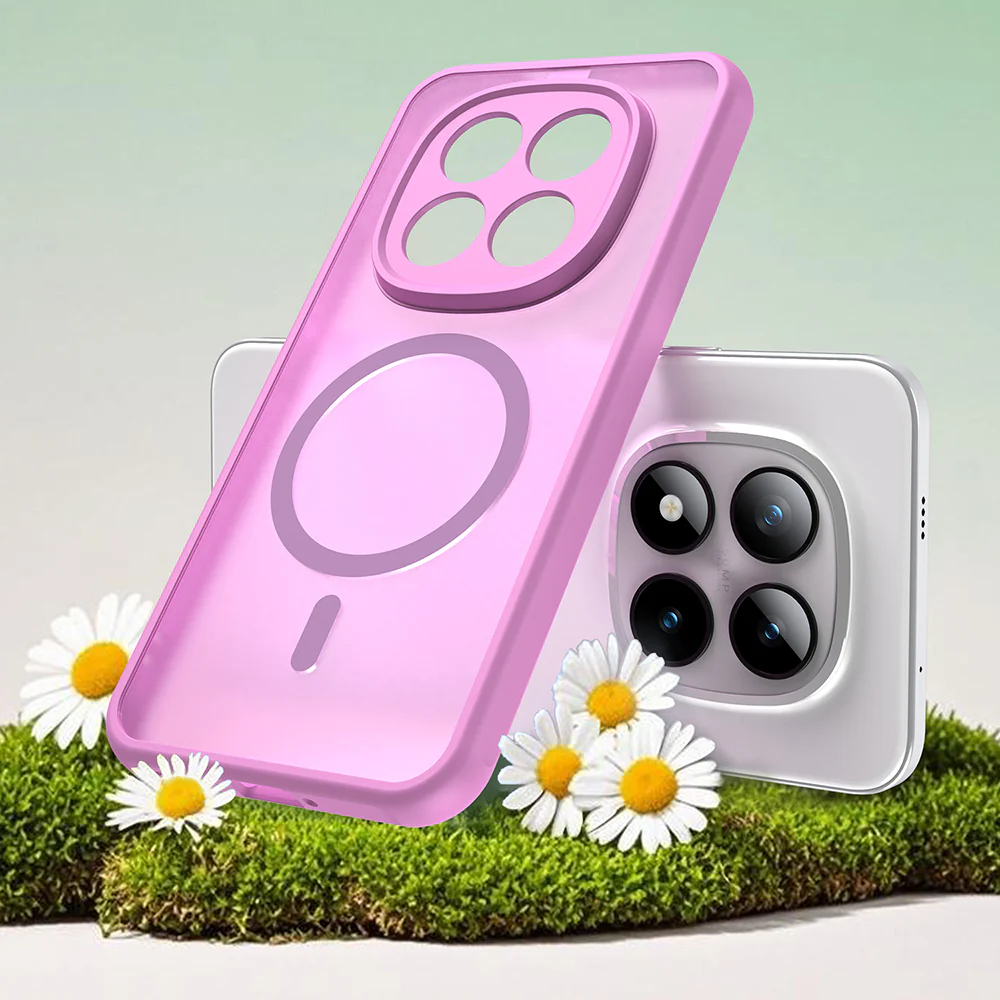 Handyhülle für Xiaomi Redmi Note 15 Pro Plus 5G / POCO M8 Pro 5G, Techsuit HaloFrost II MagSafe, Rosa - Image 5