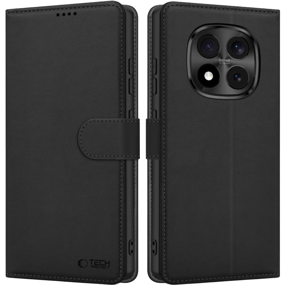 Handyhülle für Xiaomi Redmi Note 15 Pro Plus 5G, Tech-Protect Wallet, Schwarz