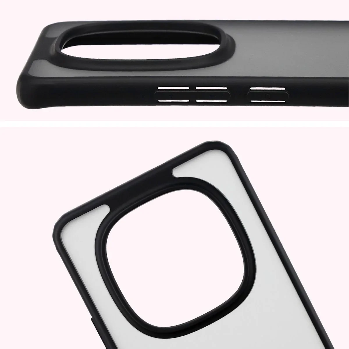Handyhülle für Xiaomi Redmi Note 15 4G / 5G / POCO M8 5G, Bizon Case Angelo, Getönte mit schwarzem Rahmen - Image 3