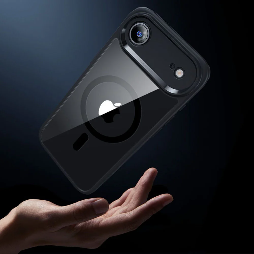 Set Handyhülle, Glas für iPhone Air, ESR Classic Hybrid mit MagSafe & Tempered Glass, Schwarz und Transparent - Image 11