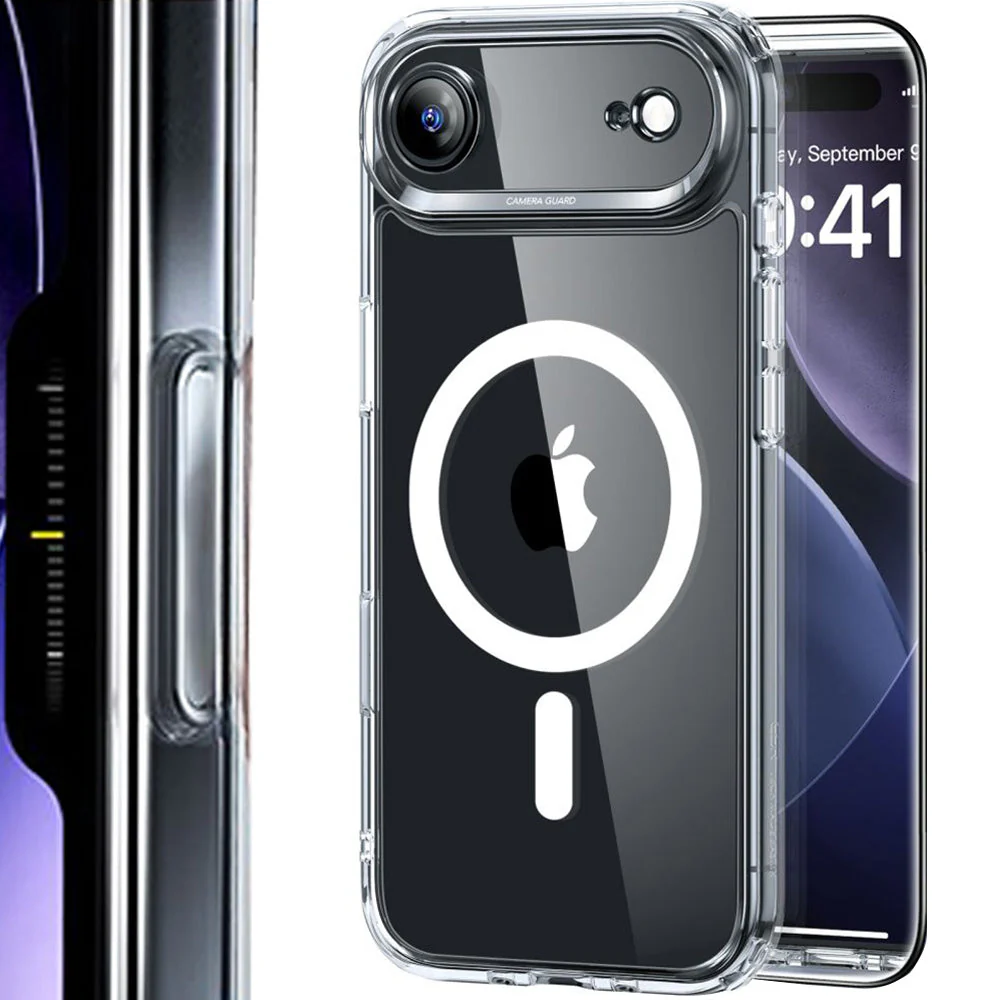 Set Handyhülle, Glas für iPhone Air, ESR Classic Hybrid mit MagSafe & Tempered Glass, Transparent - Image 4