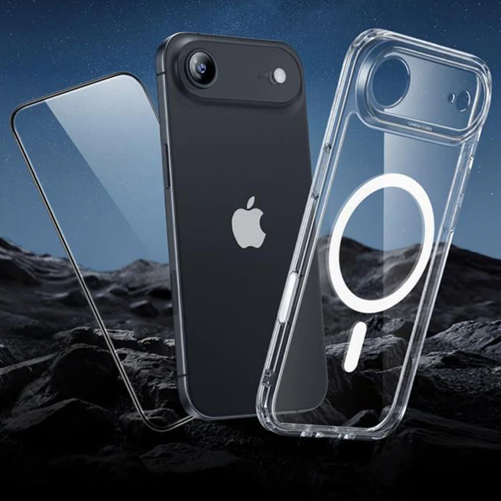 Set Handyhülle, Glas für iPhone Air, ESR Classic Hybrid mit MagSafe & Tempered Glass, Transparent - Image 8