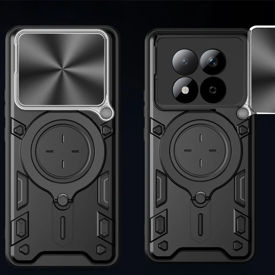 Handyhülle mit CamShield für Xiaomi Redmi Note 15 Pro 5G, Techsuit CamGuard Pro, Schwarz - Image 3