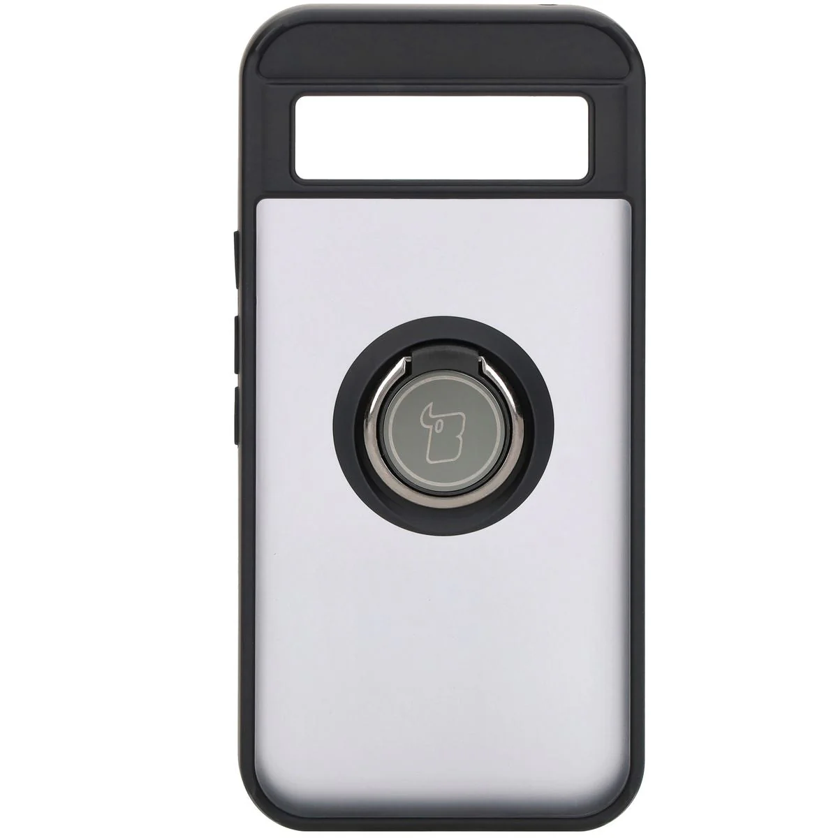 Handyhülle mit Fingergriff für Google Pixel 8a, Bizon Case Hybrid Ring, getönt mit schwarzem Rahmen - Image 2
