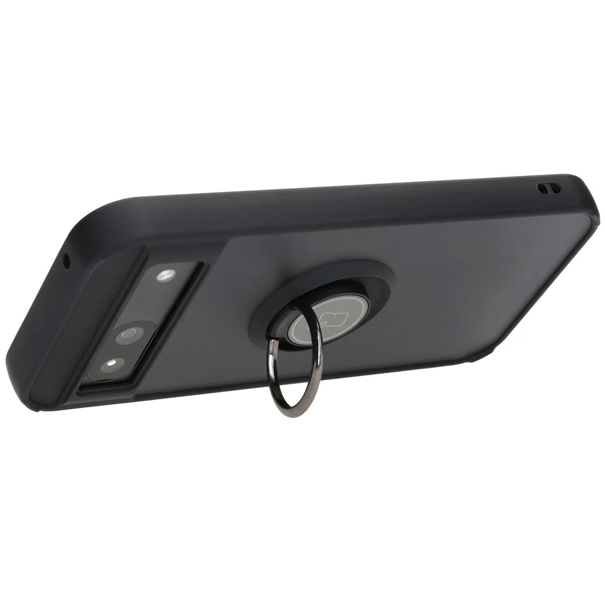 Handyhülle mit Fingergriff für Google Pixel 8a, Bizon Case Hybrid Ring, getönt mit schwarzem Rahmen - Image 5