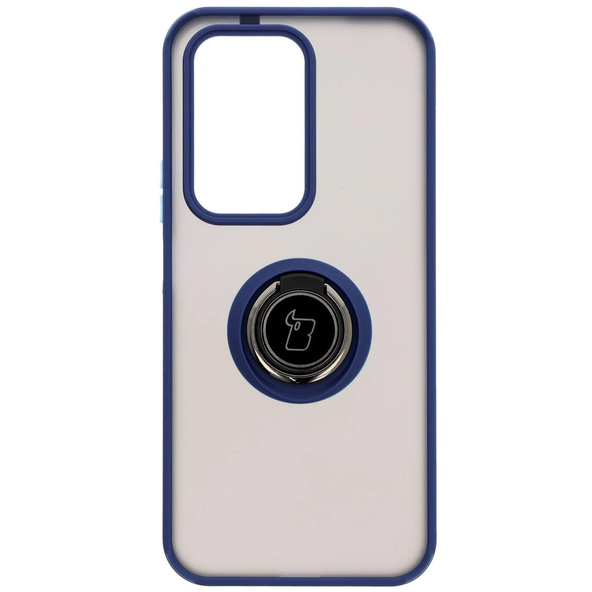 Handyhülle mit Fingergriff für Honor 200 Lite, Bizon Case Hybrid Ring, getönt mit dunkelblauem Rahmen - Image 2