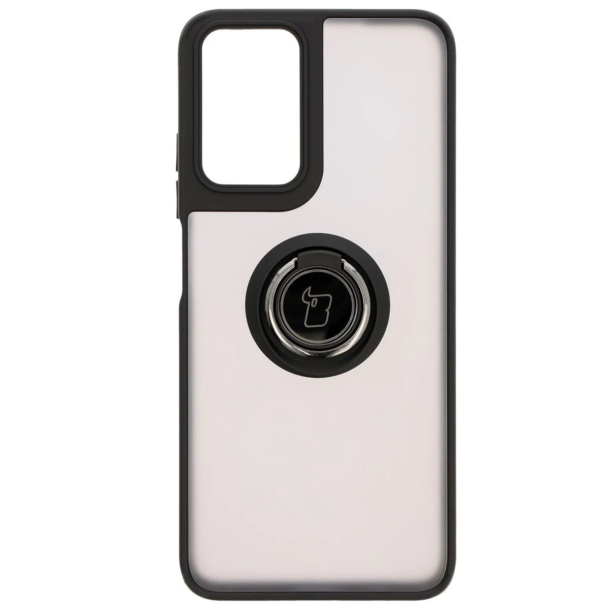 Handyhülle mit Fingergriff für Motorola Moto G35 5G, Bizon Case Hybrid Ring, getönt mit schwarzem Rahmen - Image 2