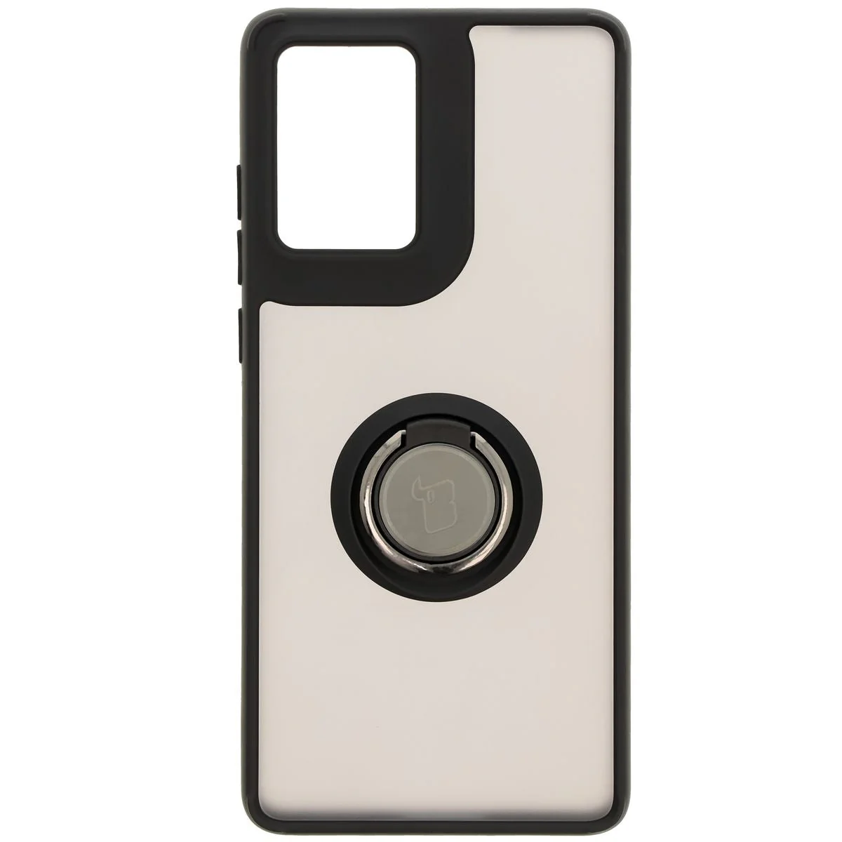 Handyhülle mit Fingergriff für Motorola Moto G85 5G, Bizon Case Hybrid Ring, getönt mit schwarzem Rahmen - Image 2