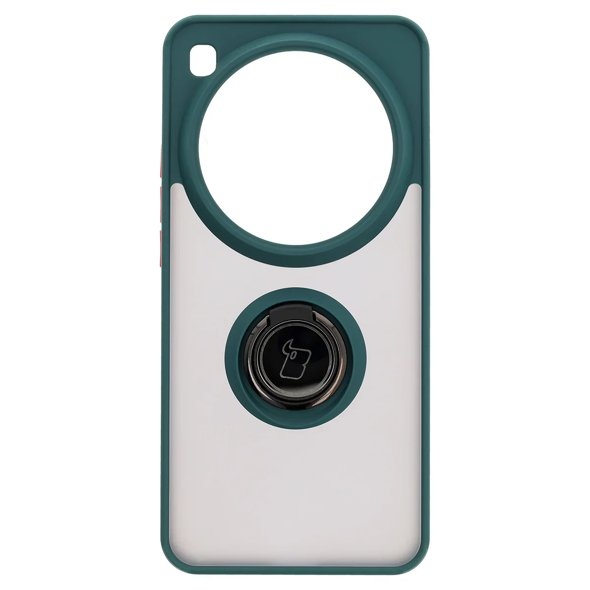 Handyhülle mit Fingergriff für Xiaomi 15 Ultra, Bizon Case Hybrid Ring, getönt mit dunkelgrünem Rahmen - Image 2