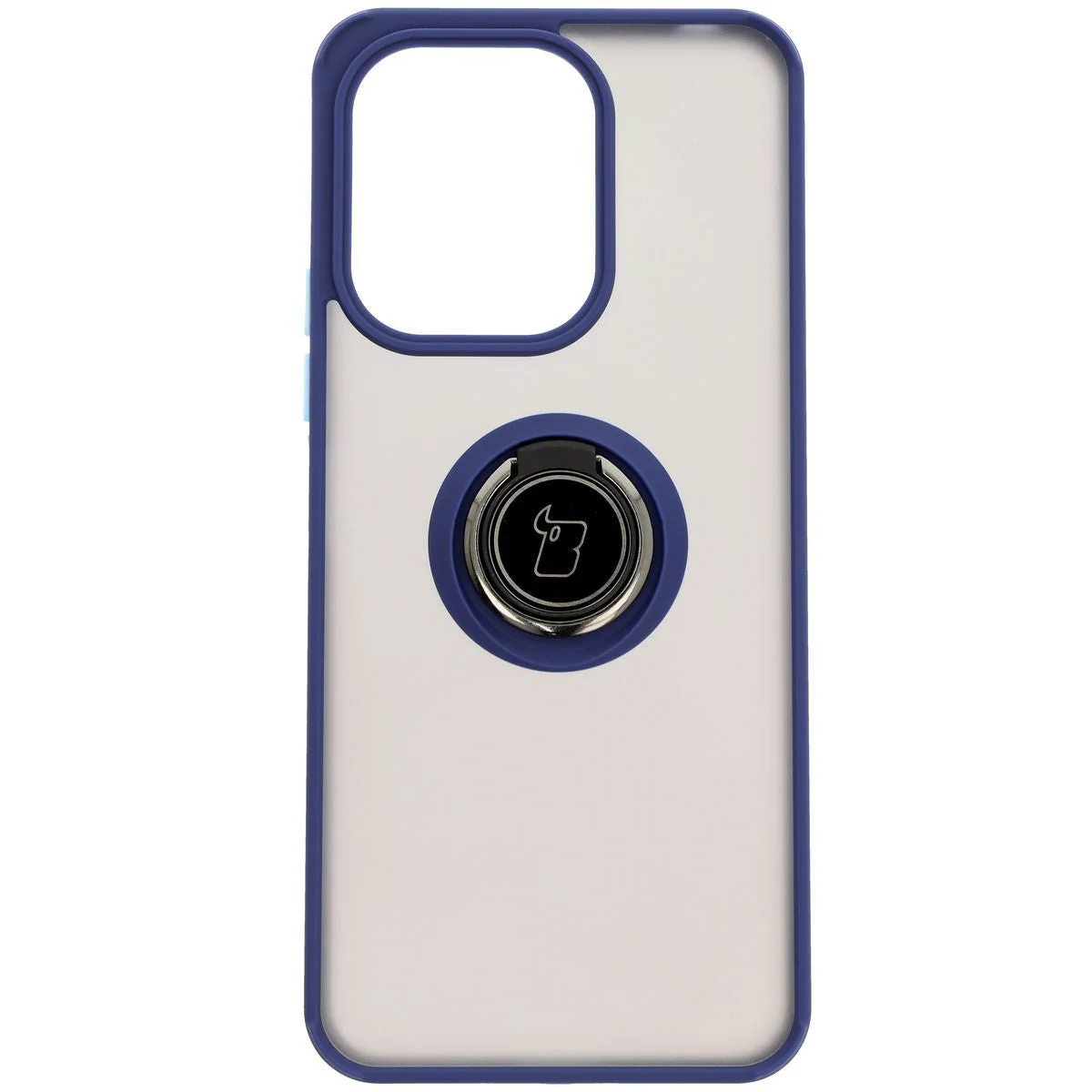 Handyhülle mit Fingergriff für Xiaomi Redmi 13 4G, Bizon Case Hybrid Ring, getönt mit dunkelblauem Rahmen - Image 2
