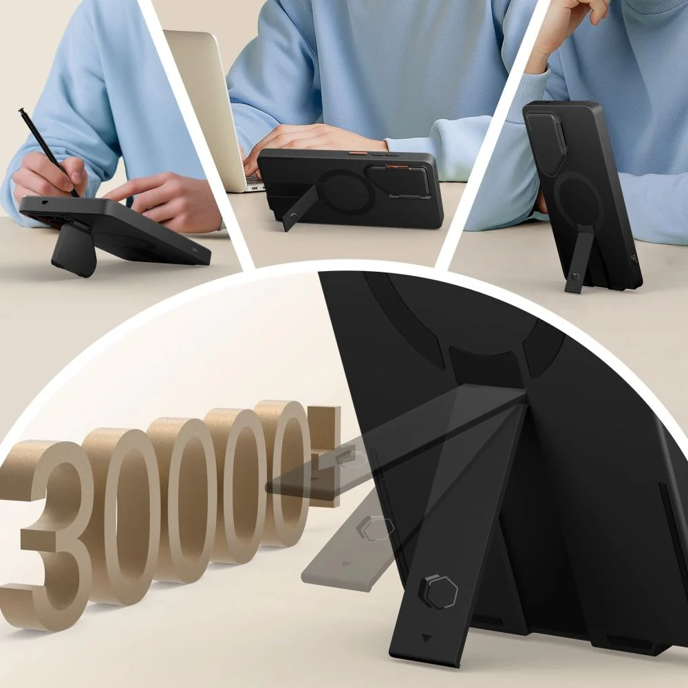 Handyhülle mit Kameraabdeckung für Galaxy S25 Ultra, Tech-Protect Kevlar Aura mit MagSafe, Schwarz - Image 5