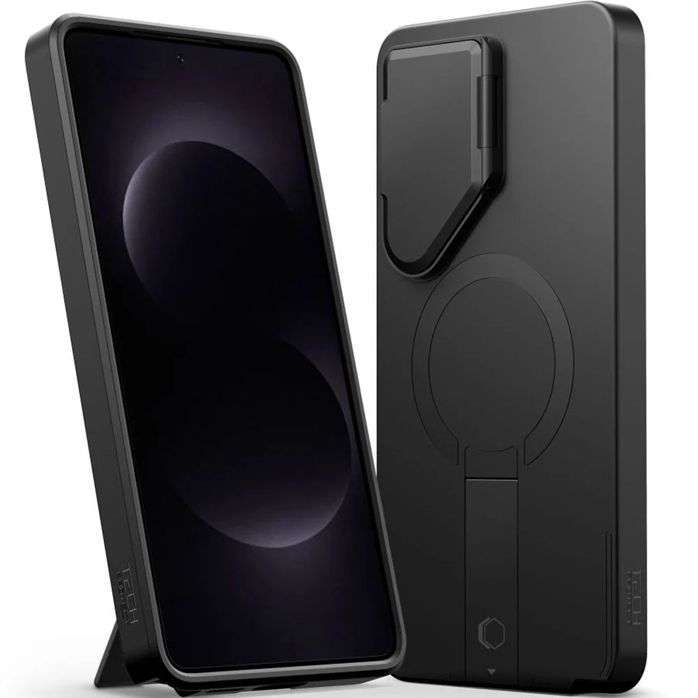 Handyhülle mit Kameraabdeckung für Galaxy S26 Ultra, Tech-Protect Kevlar Aura mit MagSafe, Schwarz - Image 2