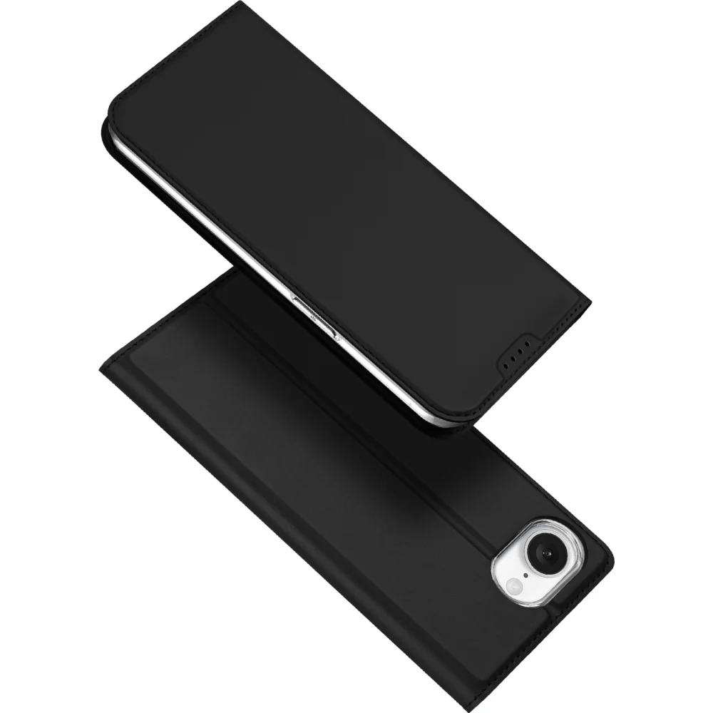 Handyhülle mit Klappe für iPhone 17e / 16e, Dux Ducis Skin Pro, Schwarz - Image 5