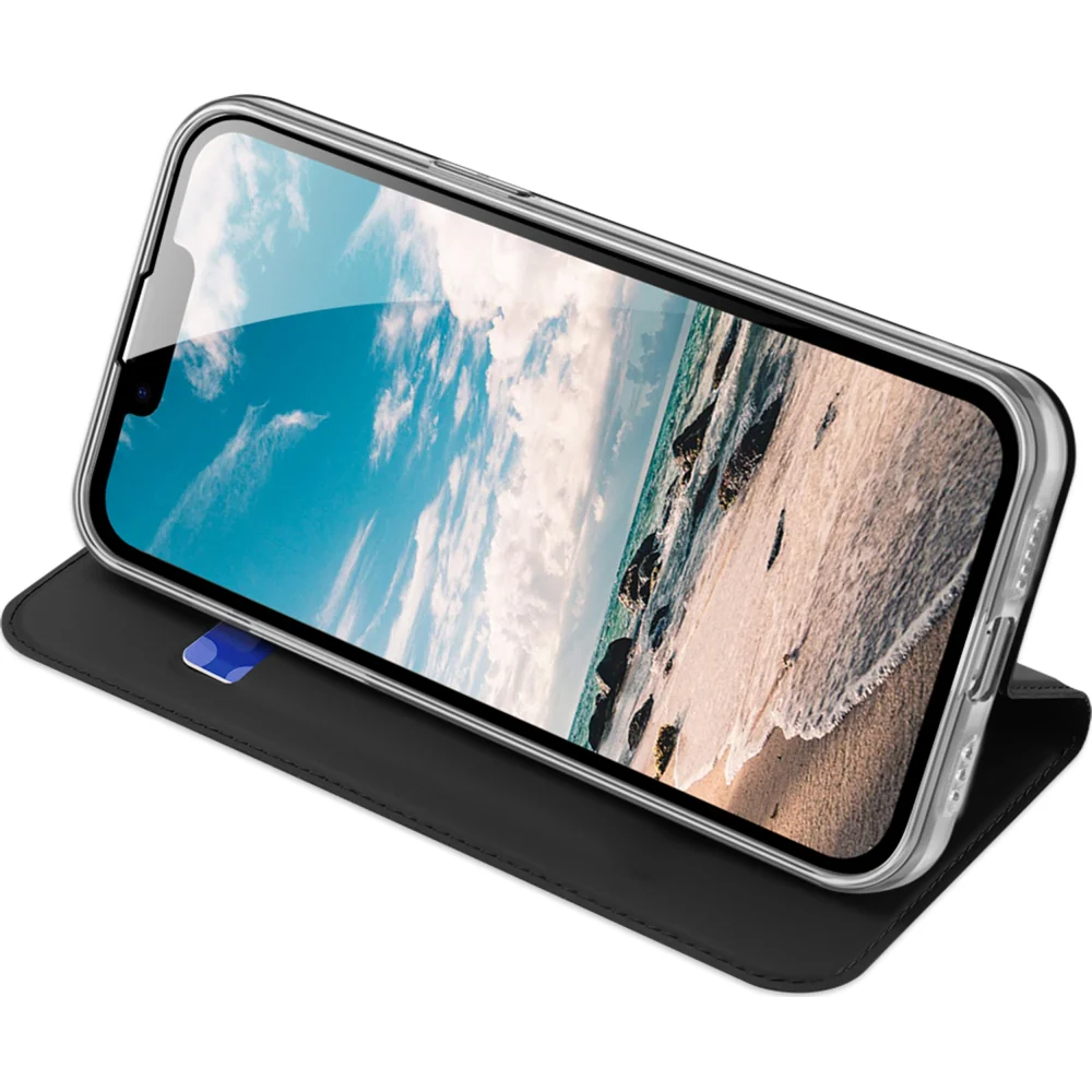 Handyhülle mit Klappe für iPhone 17e / 16e, Dux Ducis Skin Pro, Schwarz - Image 6