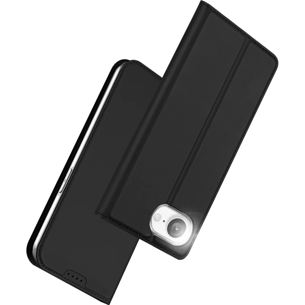 Handyhülle mit Klappe für iPhone 17e / 16e, Dux Ducis Skin Pro, Schwarz - Image 7