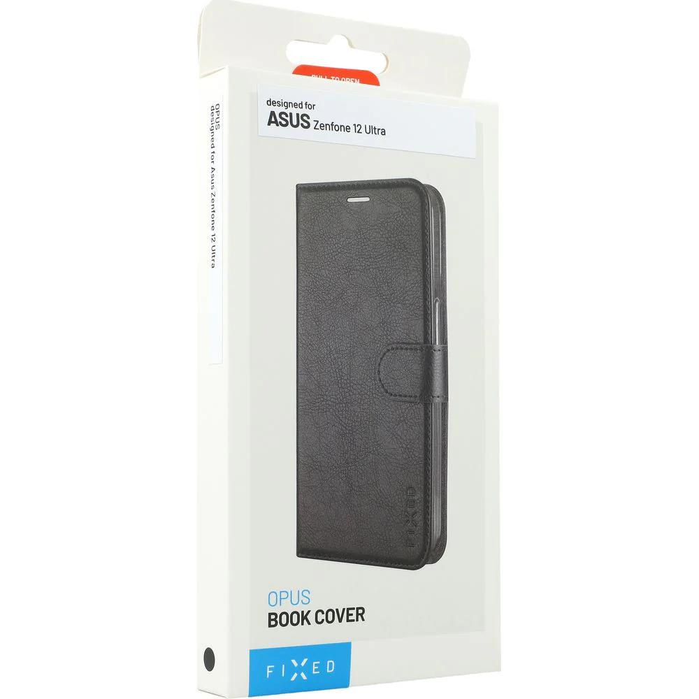 Handyhülle mit Klappe für Asus Zenfone 12 Ultra, Fixed Opus, Schwarz - Image 8