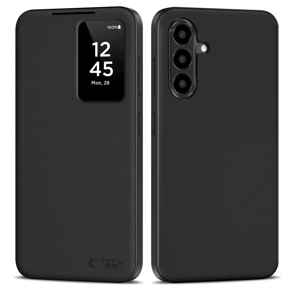 Handyhülle mit Klappe für Galaxy A26 5G / A17 5G / A17 4G, Tech-Protect Smart Wallet, Schwarz