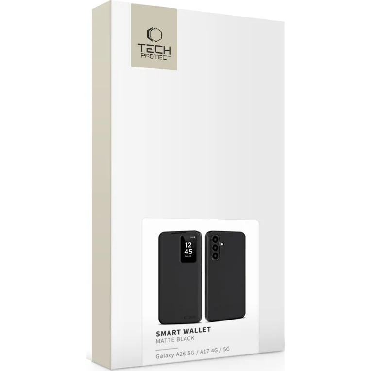 Handyhülle mit Klappe für Galaxy A26 5G / A17 5G / A17 4G, Tech-Protect Smart Wallet, Schwarz - Image 2