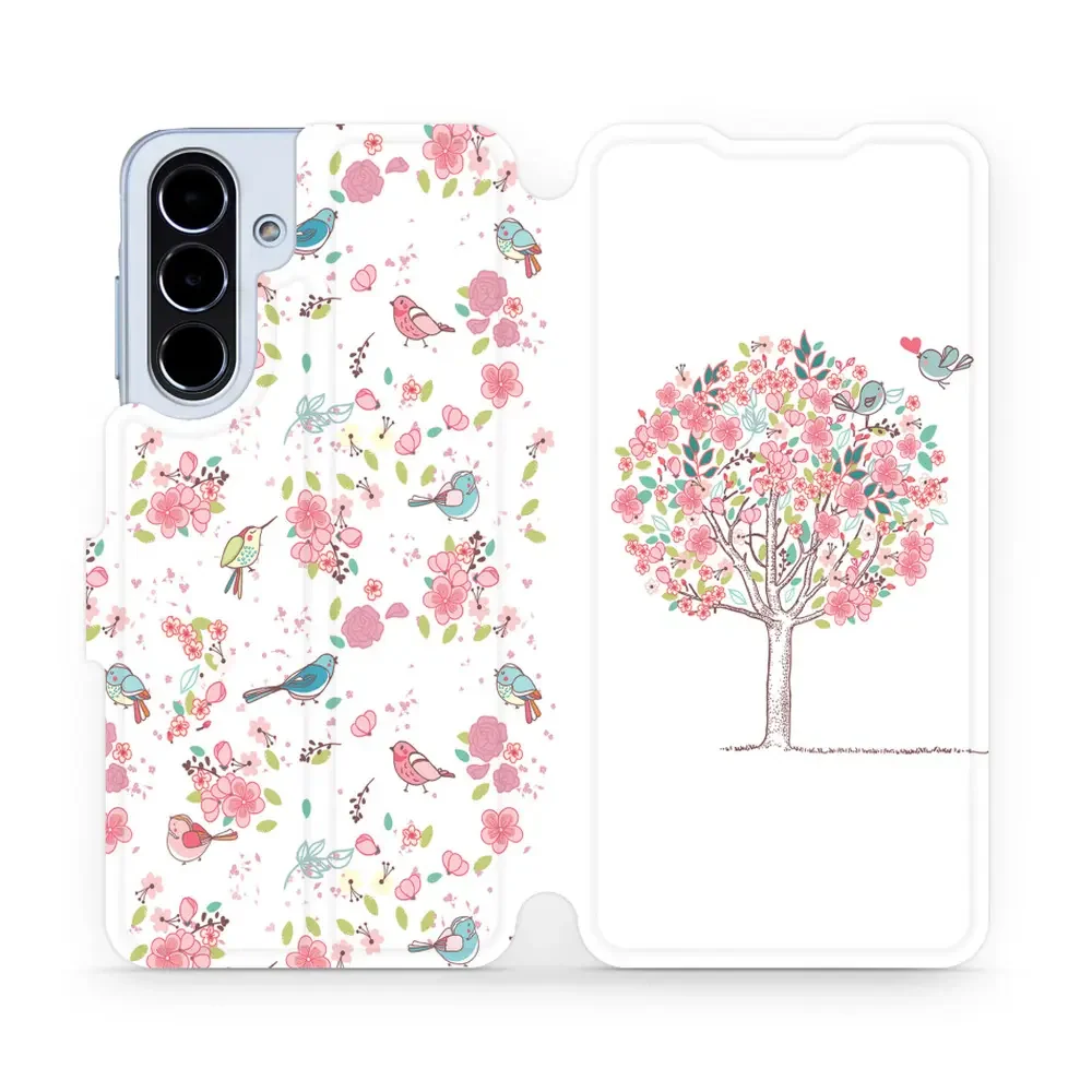 Handyhülle mit klappe für Galaxy A56 5G, Mobiwear Book, Rosa Hain