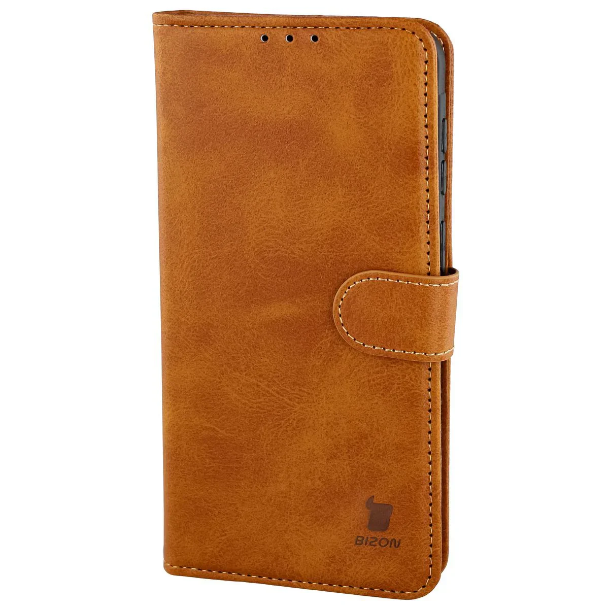 Handyhülle mit Klappe für Galaxy A57 5G, Bizon Case Pocket, Braun - Image 3
