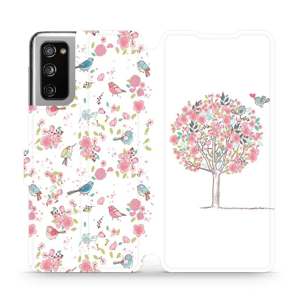 Handyhülle mit klappe für Galaxy S20 FE, Mobiwear Book, Rosa Hain
