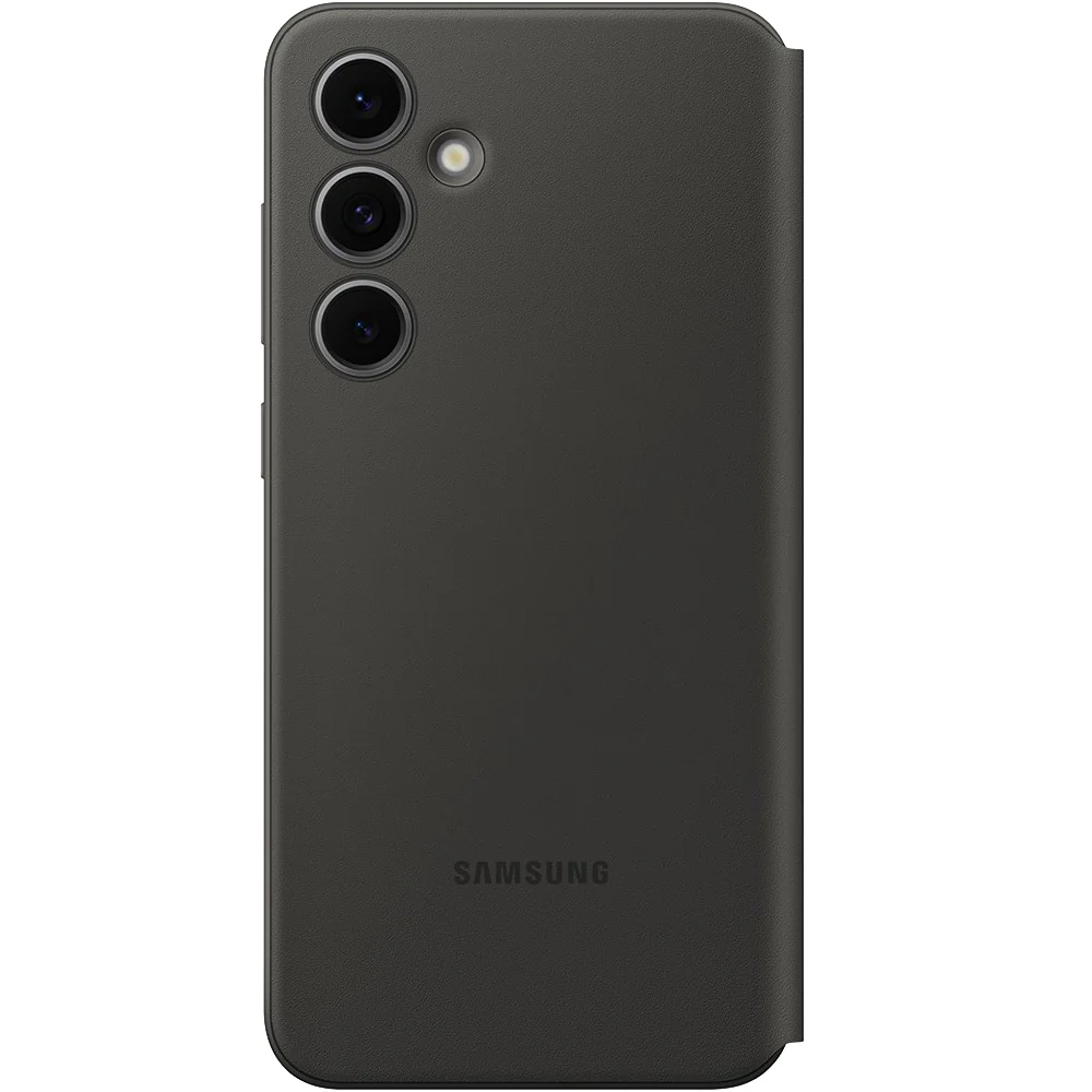 Handyhülle mit Klappe für Galaxy S24 FE, Samsung Smart View Wallet Case, Schwarz - Image 2
