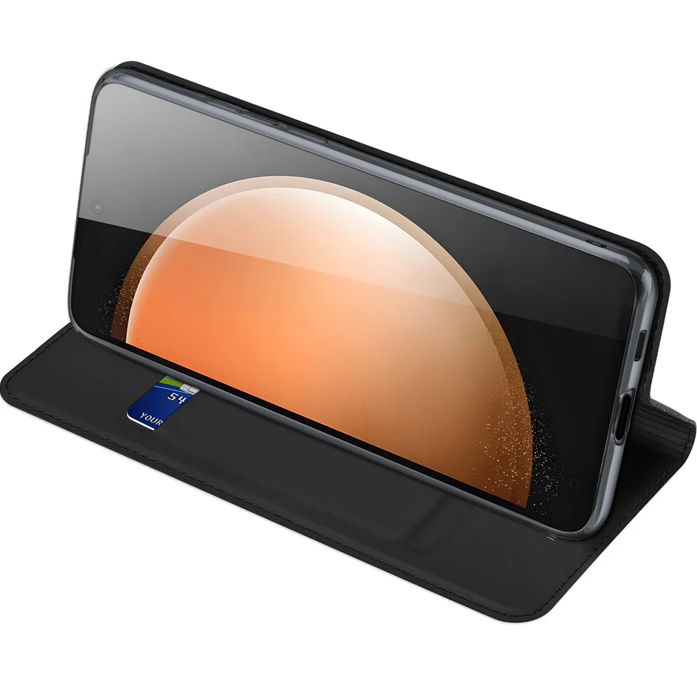 Handyhülle mit Klappe für Galaxy S25 FE, Dux Ducis Skin Pro, Schwarz - Image 7