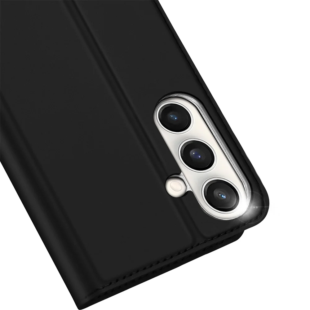 Handyhülle mit Klappe für Galaxy S25 FE, Dux Ducis Skin Pro, Schwarz - Image 8