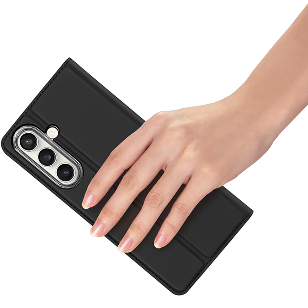 Handyhülle mit Klappe für Galaxy S25 FE, Dux Ducis Skin Pro, Schwarz - Image 9