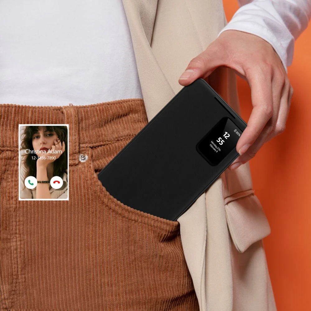 Handyhülle mit Klappe für Galaxy S25, Tech-Protect Smart Wallet, Schwarz - Image 4