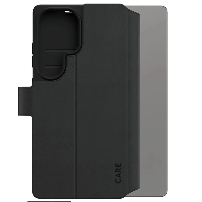 Handyhülle mit Klappe für Galaxy S25 Ultra, Care by PanzerGlass Wallet Case with Kickstand, Schwarz - Image 5