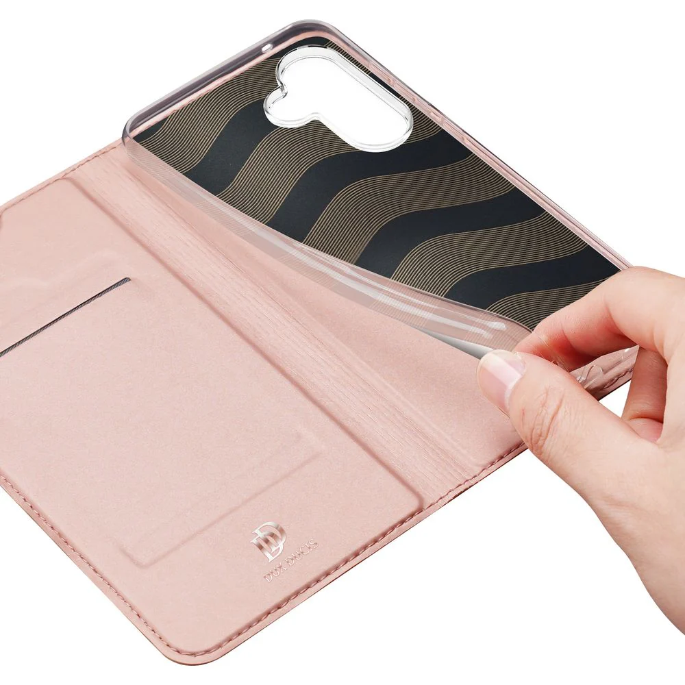 Handyhülle mit Klappe für Galaxy S26 Plus, Dux Ducis Skin Pro, Rosa - Image 7