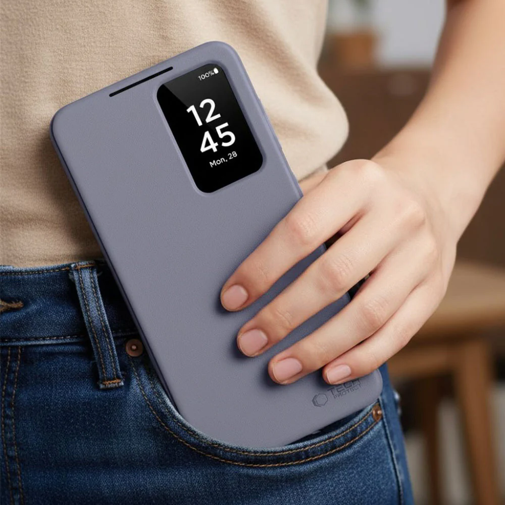 Handyhülle mit Klappe für Galaxy S26, Tech-Protect Wallet, Violett - Image 5