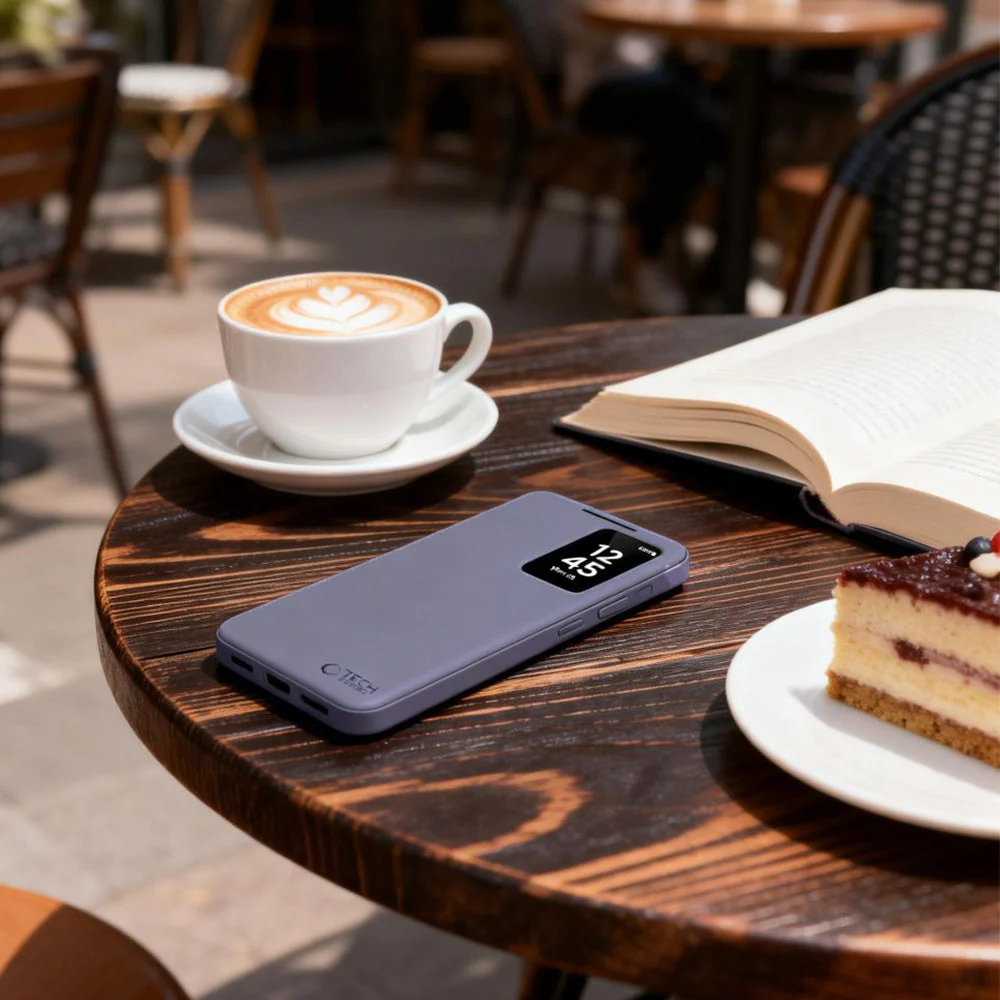 Handyhülle mit Klappe für Galaxy S26, Tech-Protect Wallet, Violett - Image 9