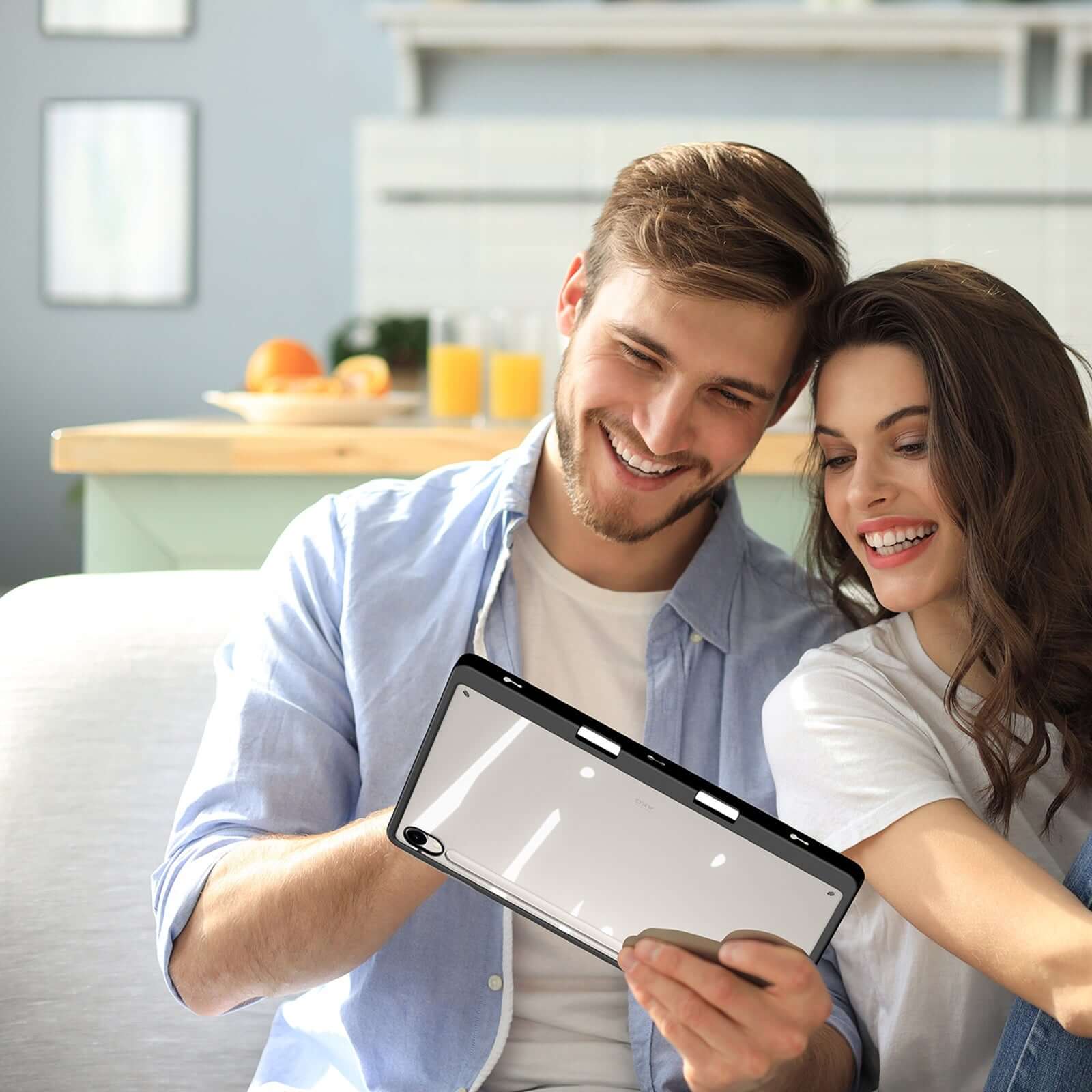 Handyhülle mit Klappe für Galaxy Tab S10 FE / S10 Lite / S9 FE / S9, Dux Ducis Magi, Schwarz und Transparent - Image 12
